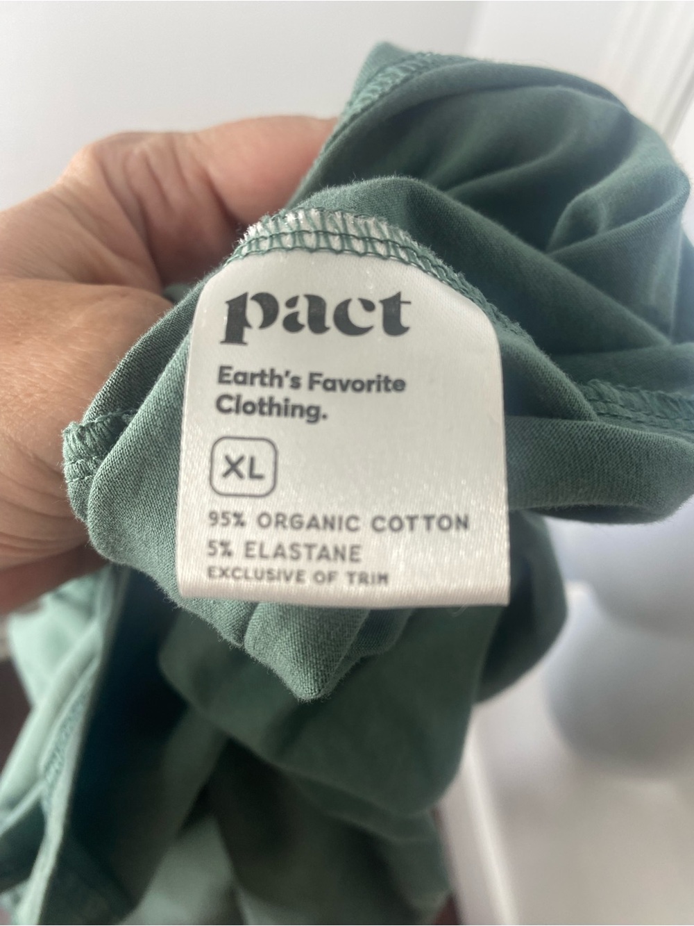Pact Organic XL Sleeveless Forest Green Midi Dress w Pockets - Picture 6 of 8
